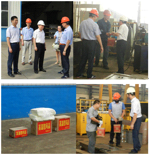 薛家鎮(zhèn)政府領(lǐng)導(dǎo)來我公司進(jìn)行高溫慰問